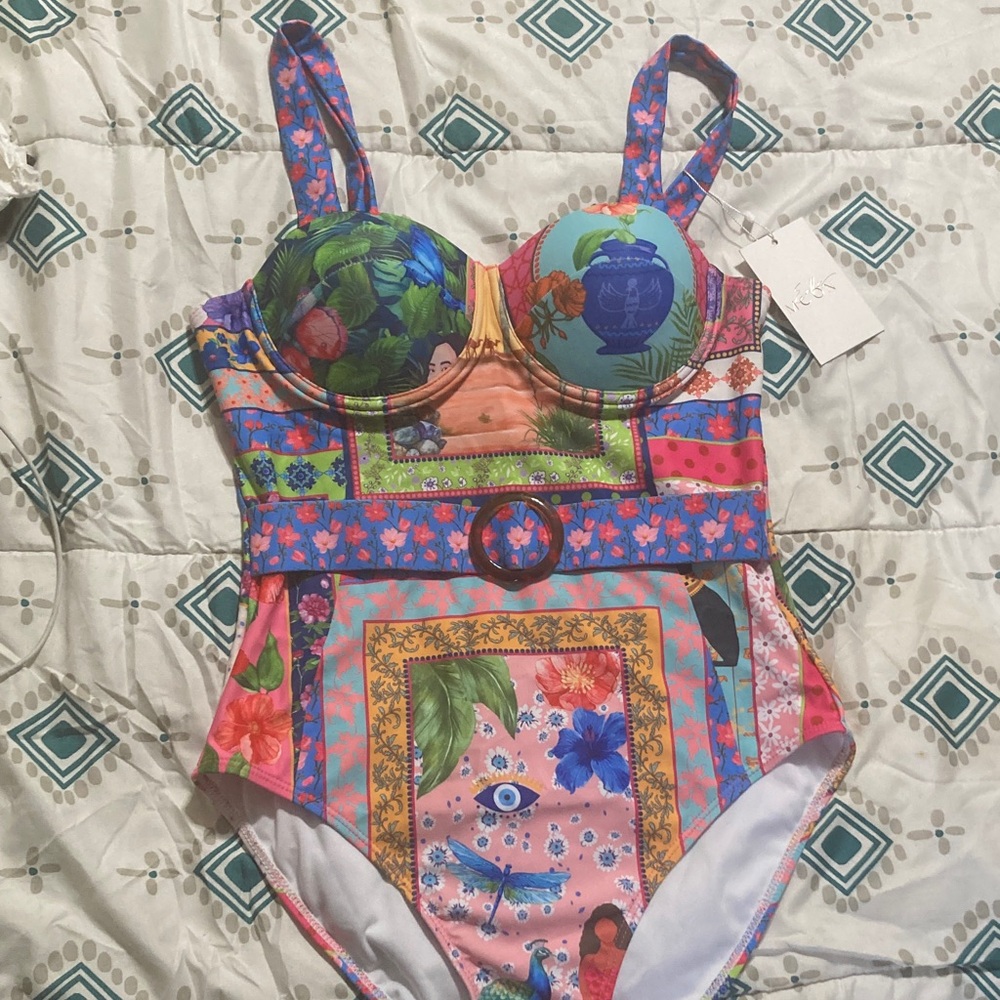 Colorful Women's One Piece Swimsuit